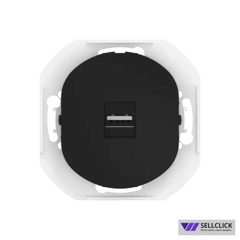 Розетка скрытой установки CADUCEUS ALING EON USB тип A для зарядки устройств, двойная, 2,1А, 5В=, 250В~