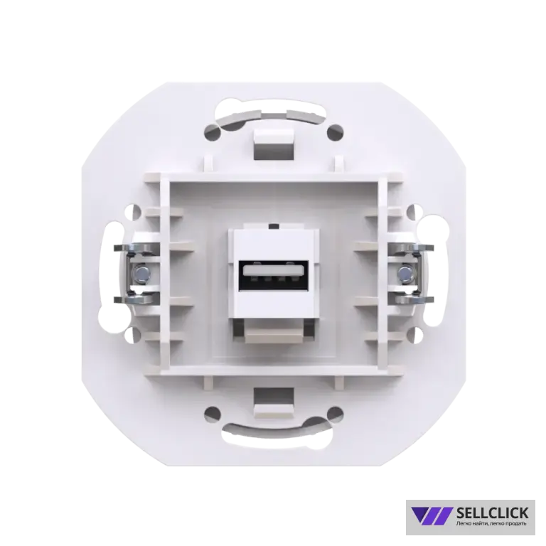 Розетка скрытой установки CADUCEUS ALING EON с модулем Keystone USB 2.0 тип A-A, механизм
