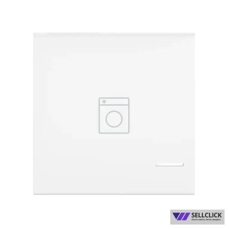 Клавиша CADUCEUS ALING EXPERIENCE, 2М, с символом "стиральная машина", с индикаторным окошком
