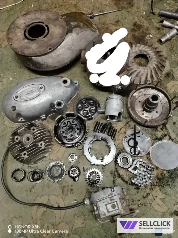 запчасти на мотороллер тула т200