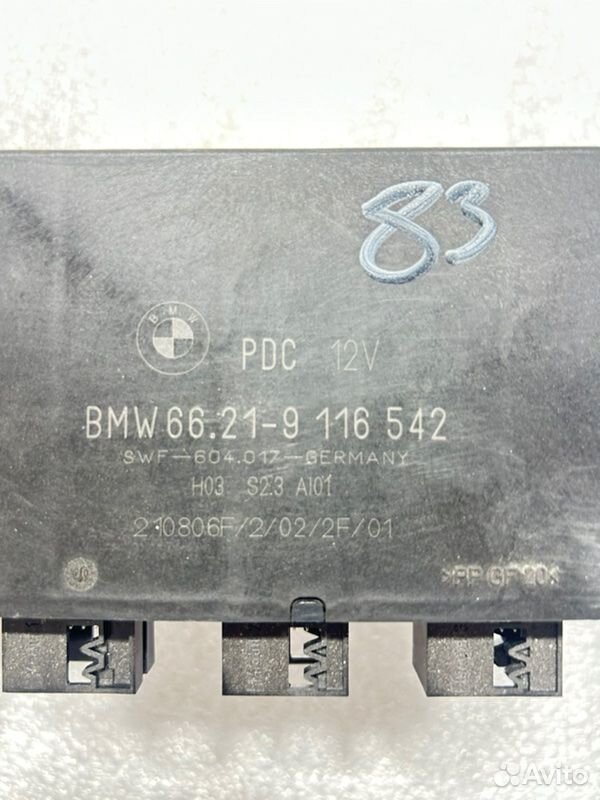 Блок парктроников BMW X3 E83 N52B30AF 2008