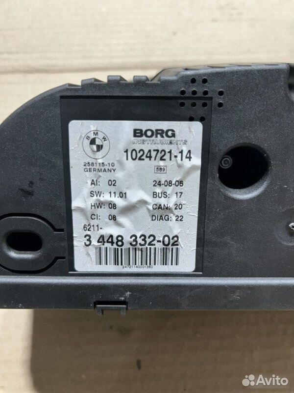 Панель приборов BMW X3 E83 N52B30 2006