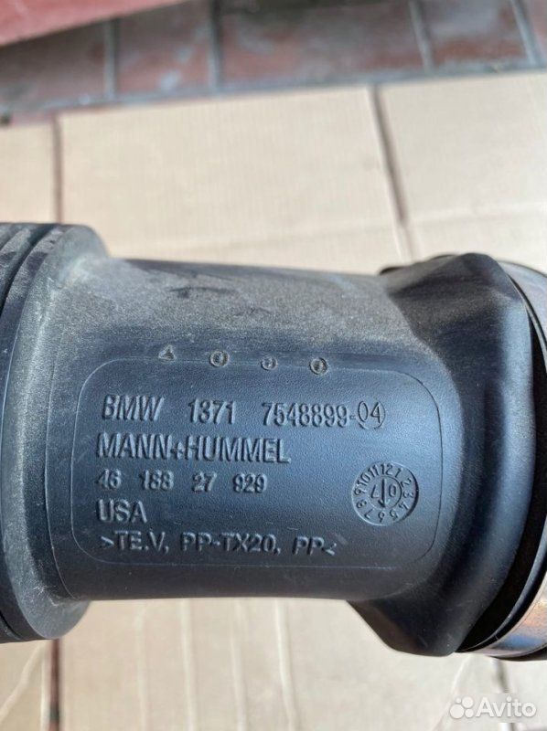 Гофра впускного коллектора BMW X5 E70 N62B48 2008