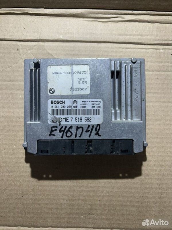 Блок управления двигателем BMW 3 E46 N42B20 2003