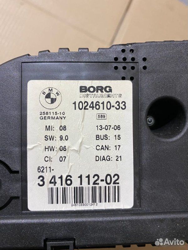 Панель приборов BMW X3 E83 M54B30 2004