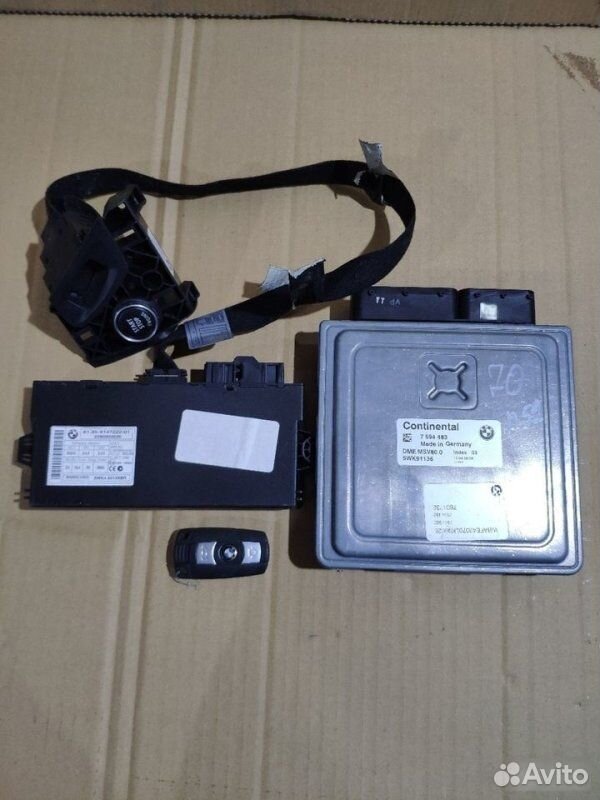 DME, CAS, ключ, слот BMW X5 E70 N52B30 2008