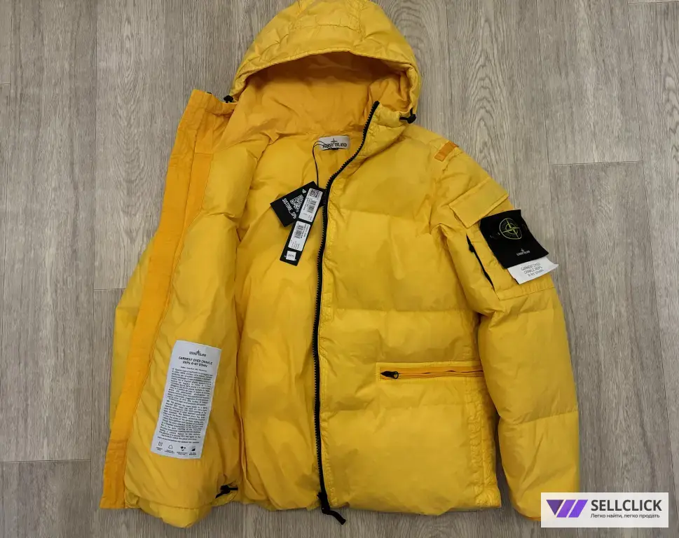 Зимний пуховик Stone Island Crinkle Reps R-NY S M Оригинал