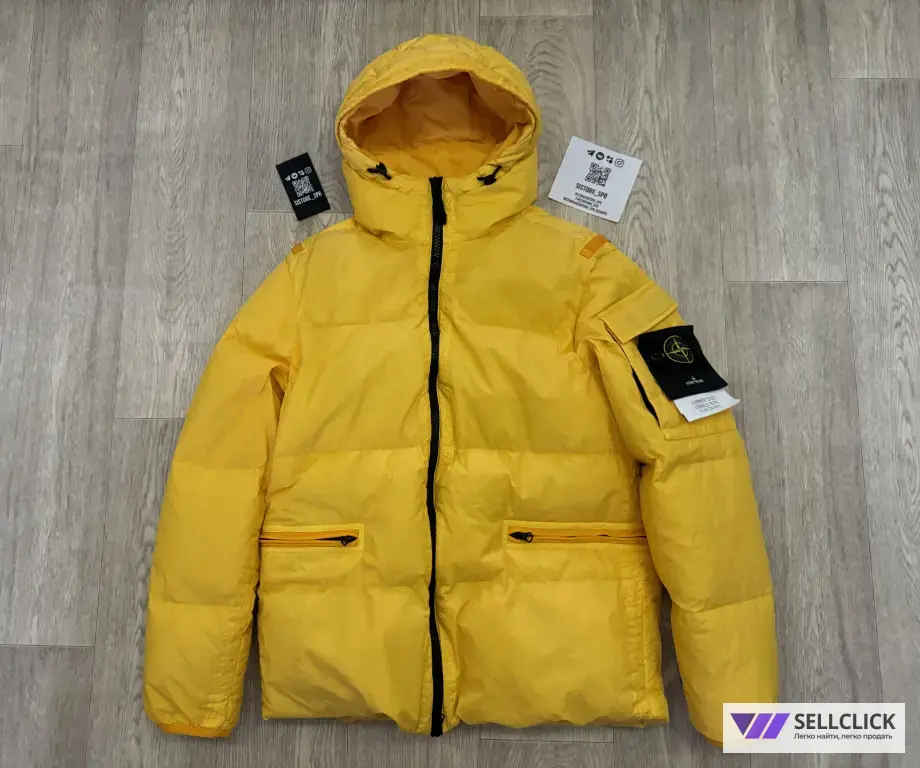 Зимний пуховик Stone Island Crinkle Reps R-NY S M Оригинал