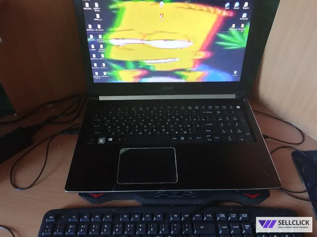 ноутбук Acer чёрный