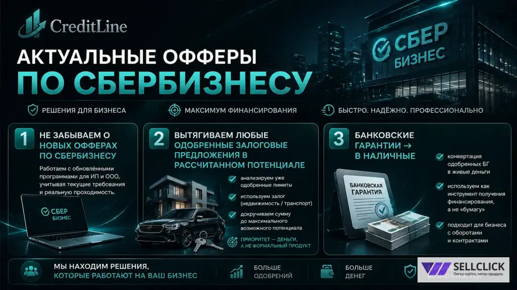 Помощь в получении кредита Физ лица/ИП/ООО