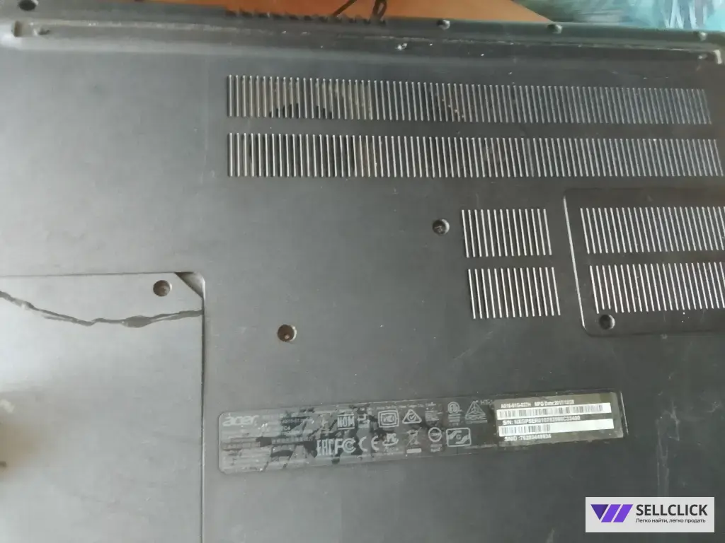 ноутбук Acer чёрный