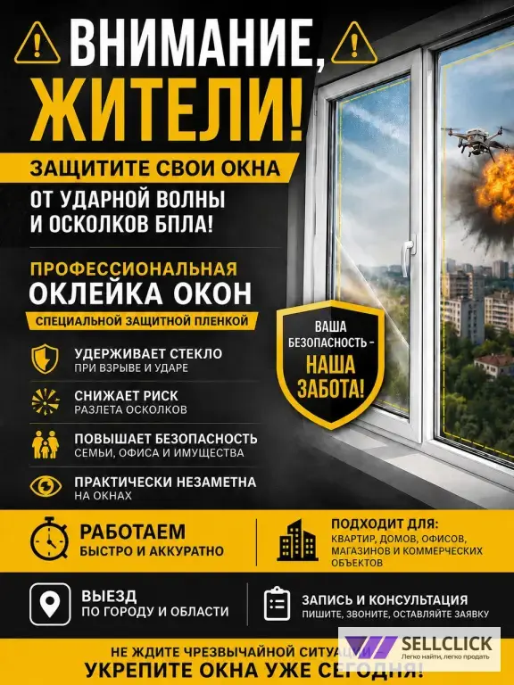 Оклейка окон бронепленкой