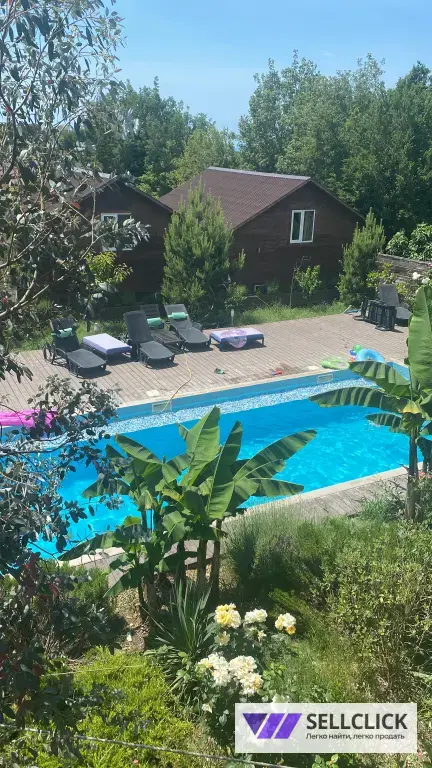 1 деревянный дом для отдыха