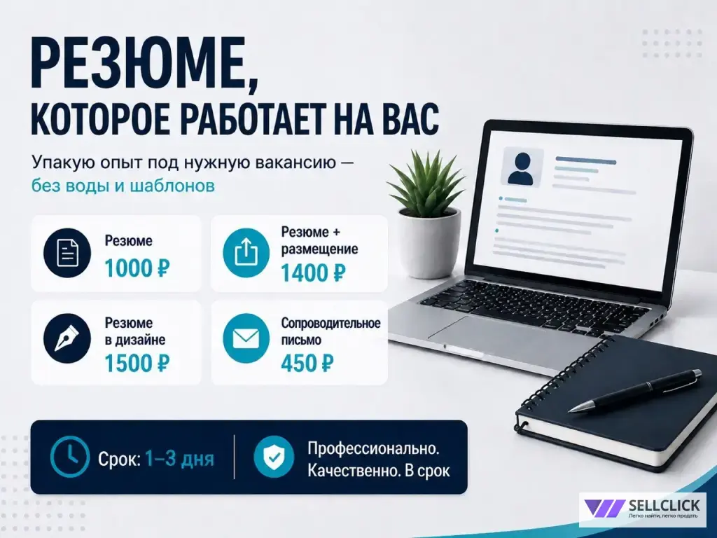 Составление Резюме / Заполнение на hh.ru