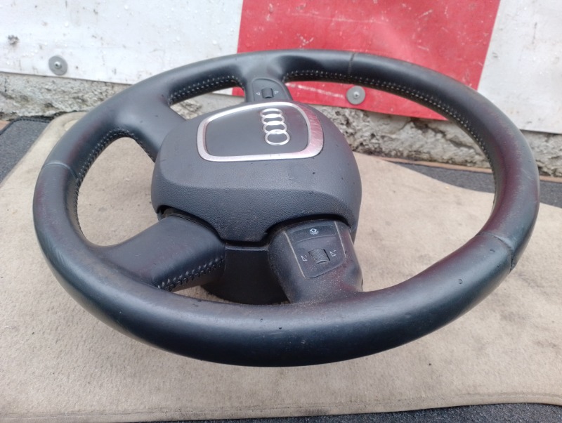 Рулевое колесо руль кожа с подушкой безопасности AIR BAG на Audi A6 C6 4F / Ауди А6 С6 2006-2012г.\nОригинал.\nПрисутствуют  небольшие дефекты.\nКонтрактная запчасть из Японии. Отправим в регионы ТК.