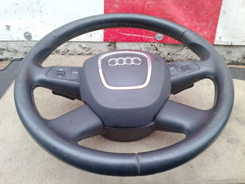 Рулевое колесо руль кожа с подушкой безопасности AIR BAG на Audi A6 C6 4F / Ауди А6 С6 2006-2012г.\nОригинал.\nПрисутствуют  небольшие дефекты.\nКонтрактная запчасть из Японии. Отправим в регионы ТК.