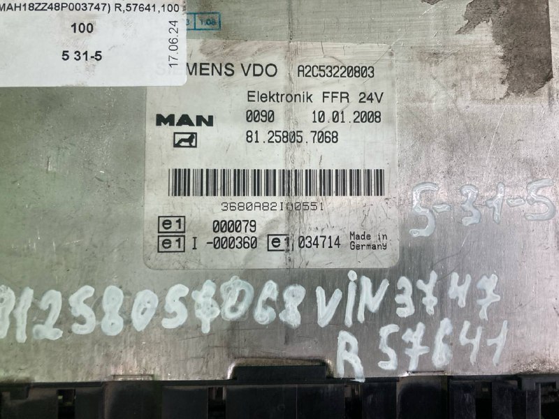 Блок управления MAN TGA