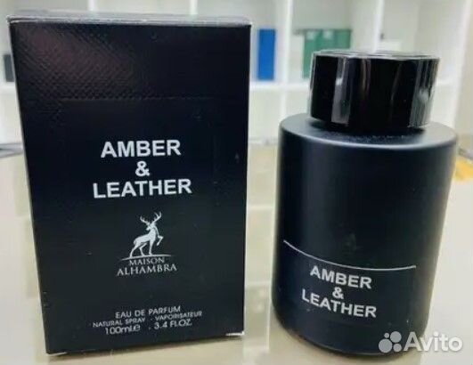 Парфюмерная вода Amber and Leather Maison Alhambra