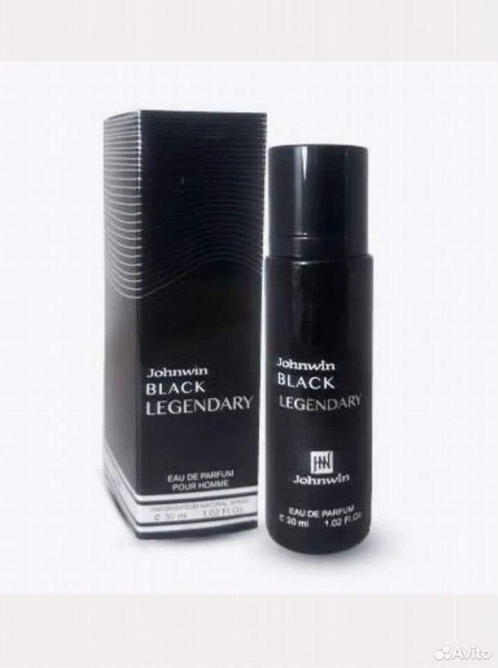 Арабские духи Johnwin Black Legendary 30ml