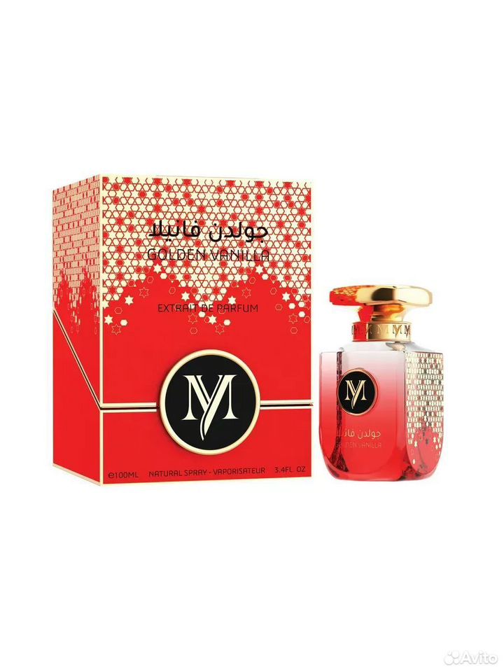 Парфюмерная вода сладкая Golden Vanilla с ванилью
