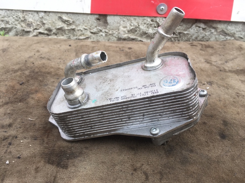 Радиатор АКПП на BMW 3 E90 E91 / БМВ 3 Е90 Е91 2005-2012г.