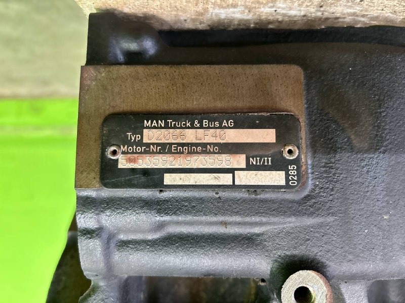 Блок цилиндров MAN TGX