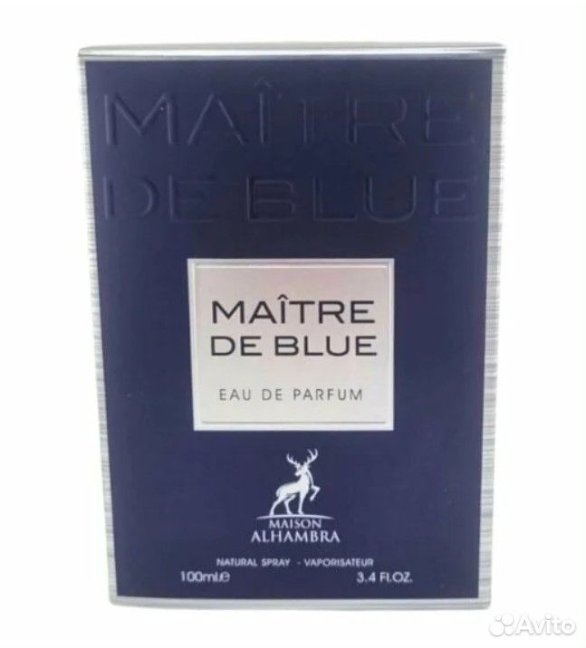 Парфюмерная вода Alhambra Maitre De Blue 100 мл му