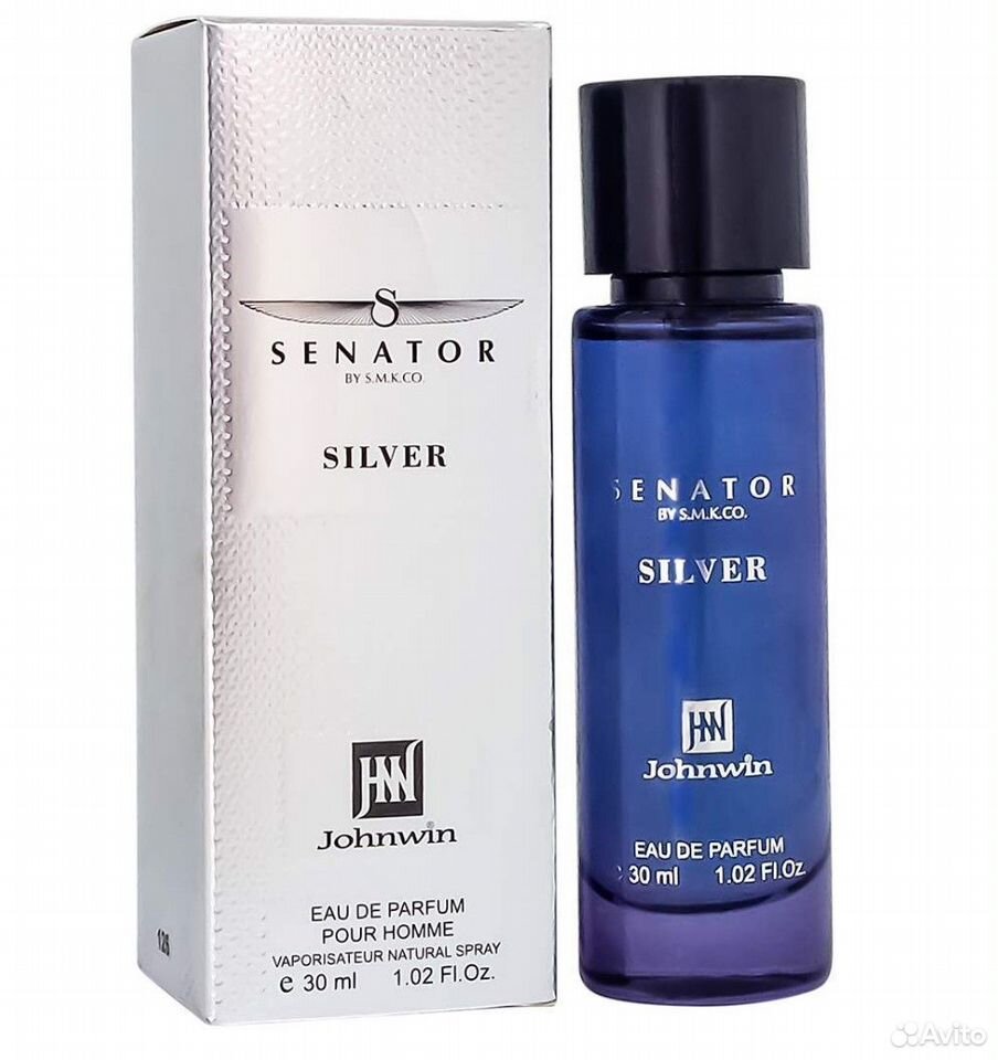 Арабские духи Johnwin Senator Silver 30ml
