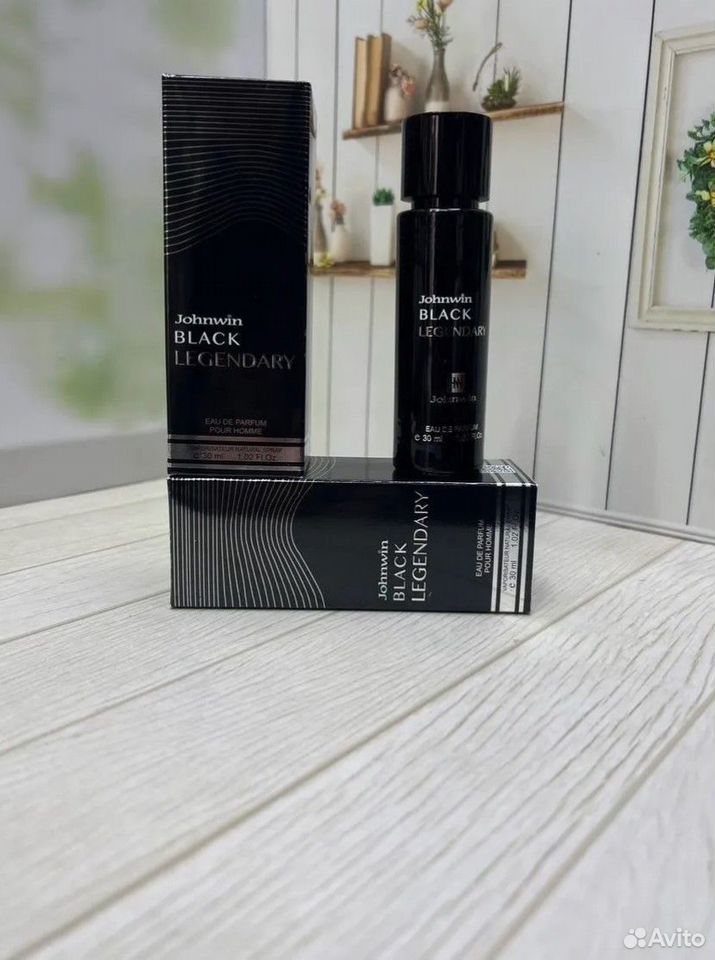 Арабские духи Johnwin Black Legendary 30ml
