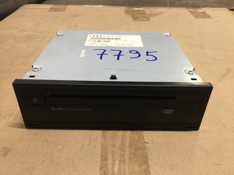 Блок модуль управления системы навигации / проигрыватель Aisin CD DVD / navigation system на Audi A6 C6 4F / Ауди А6 С6 2006-2012г.\nОригинал.\nВ отличном состоянии. Рабочий.\nКонтрактная запчасть из Японии. Гарантия на проверку. Отправим в регионы ТК.