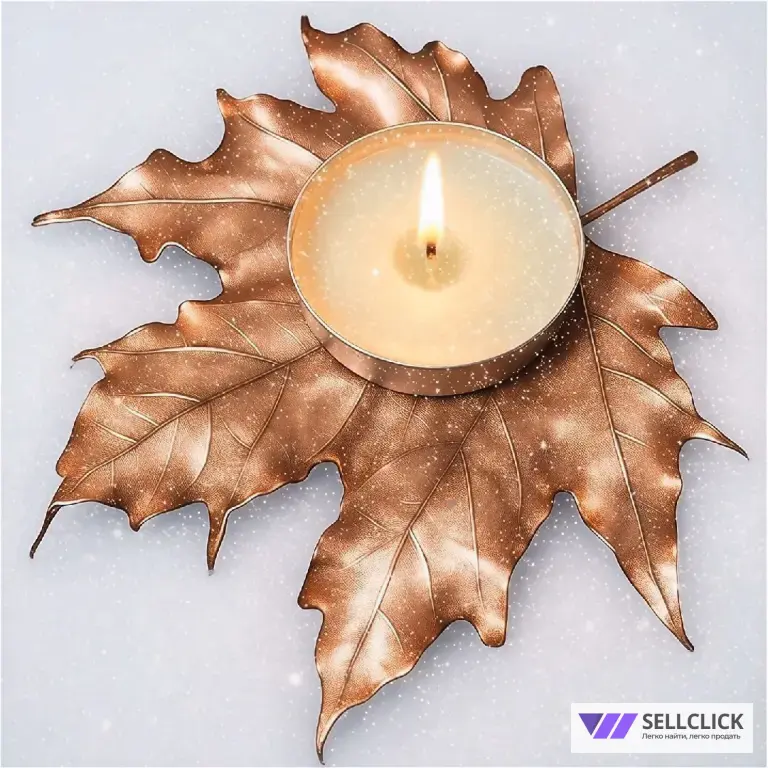 Подсвечник, медь, гальваника