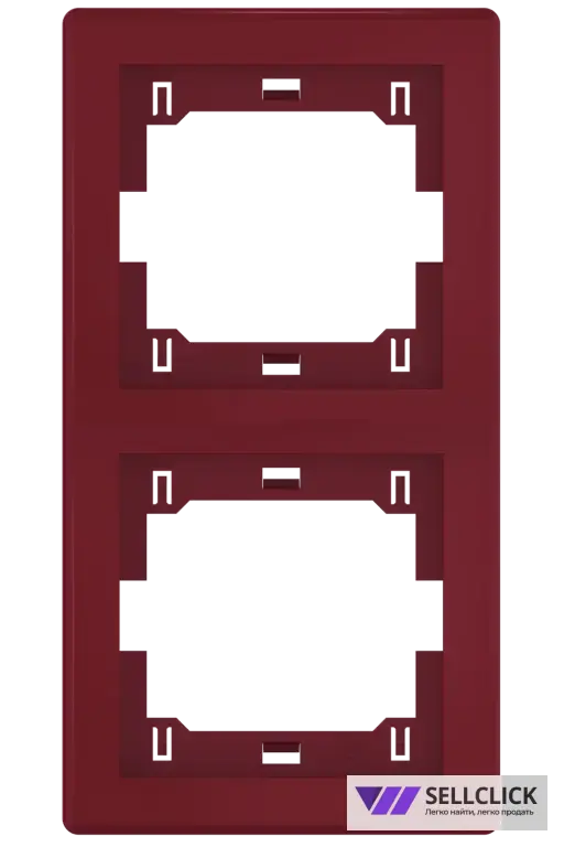 Рамка CADUCEUS ALING PRESTIGE декоративная, двухместная, вертикальная