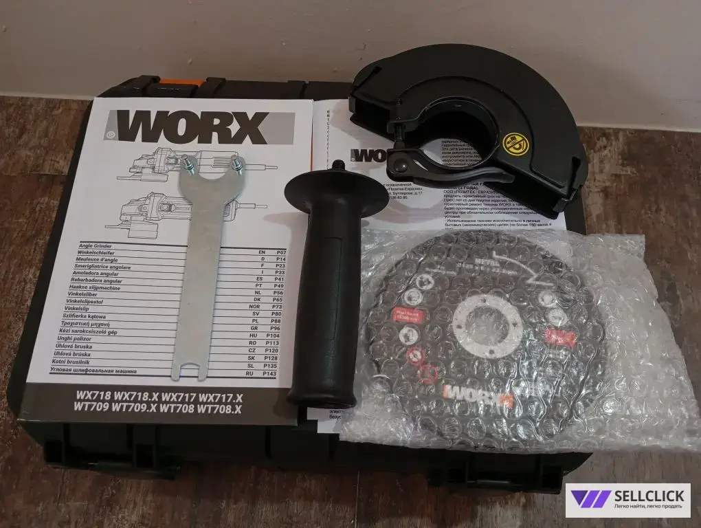 Новая Оригинальная УШМ (Болгарка) "WORX"