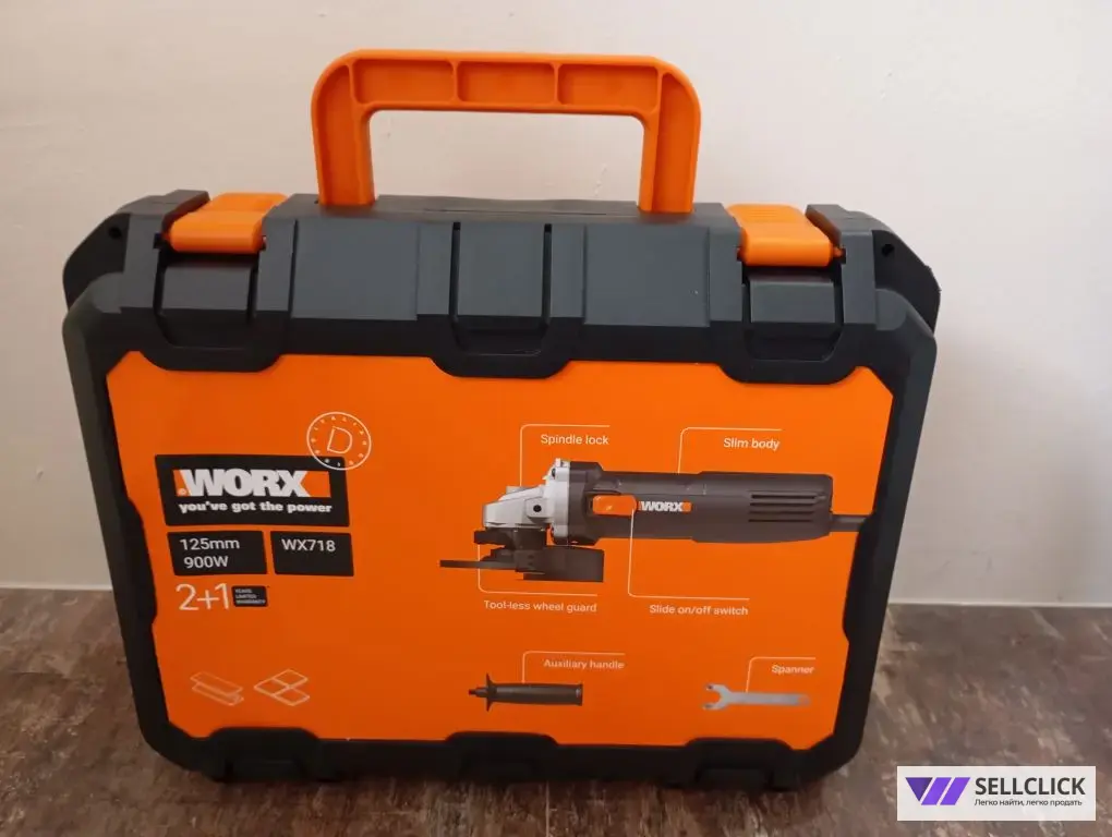 Новая Оригинальная УШМ (Болгарка) "WORX"