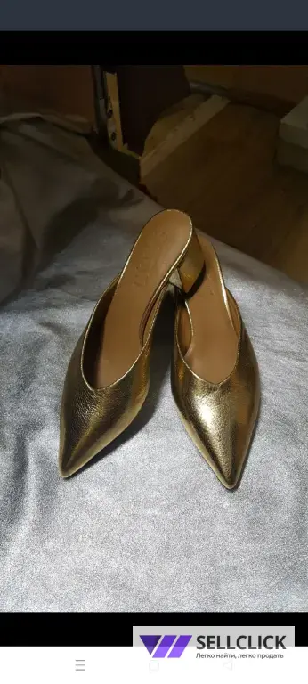 мюли женские натуральная кожа