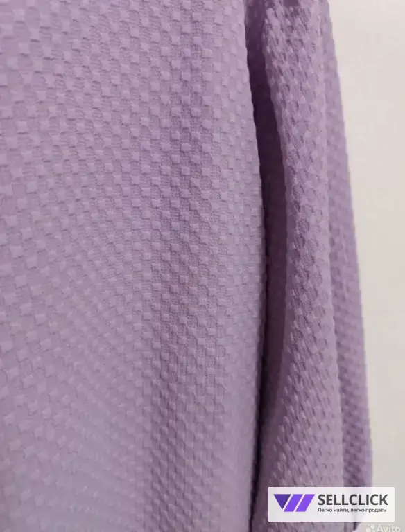 Блузка рубашка лавандового цвета