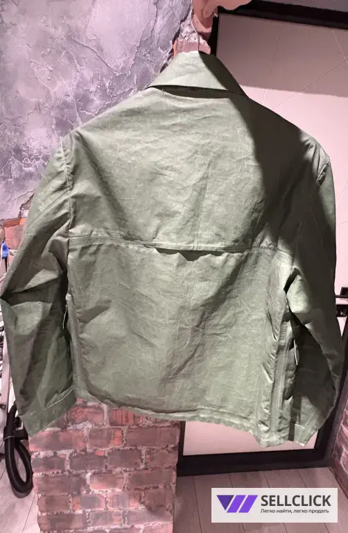Куртка C.P.Company toob logo coated linen jacket