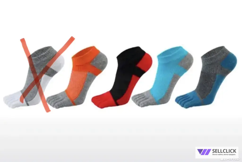 Носки 5 пальцев fivefingers