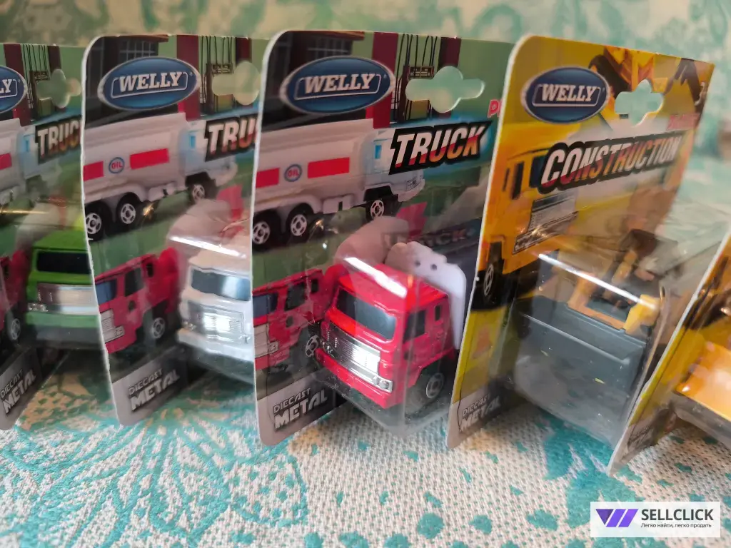 Машинки спецтехника Welly 1:64
