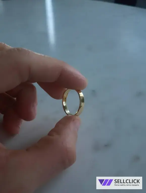 💍 ОБРУЧАЛЬНОЕ КОЛЬЦО / ЗОЛОТО 585 / НОВОЕ / РАЗМЕР 20–22