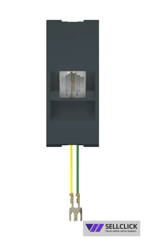 Встраиваемая модульная телефонная розетка CADUCEUS ALING MODE RJ12 6P2C, механизм