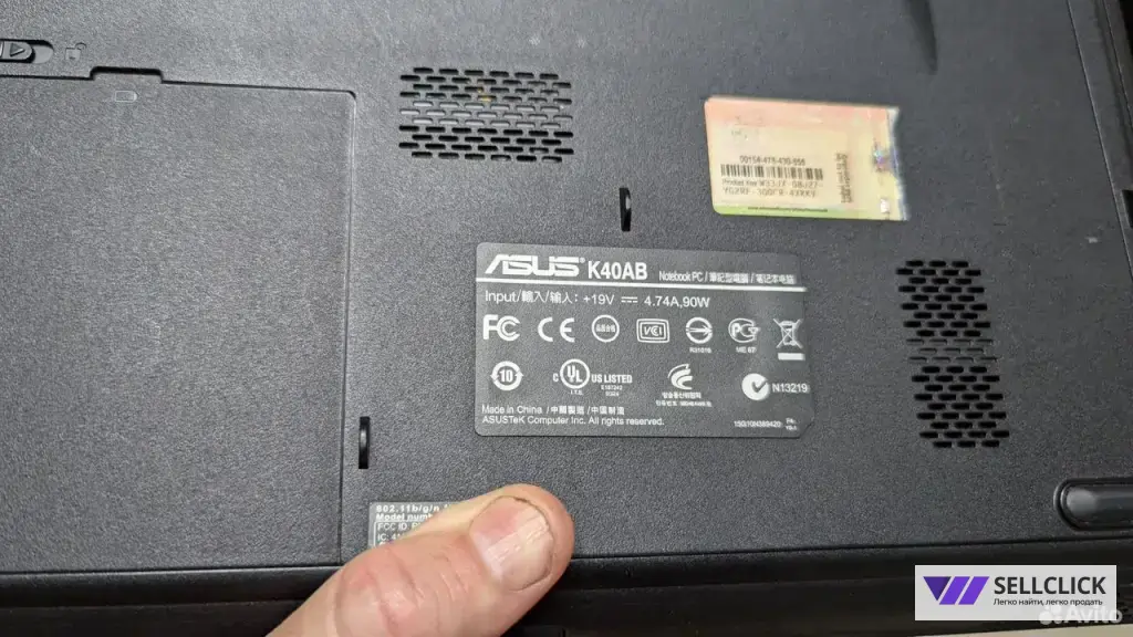 Ноутбук Asus k40ab