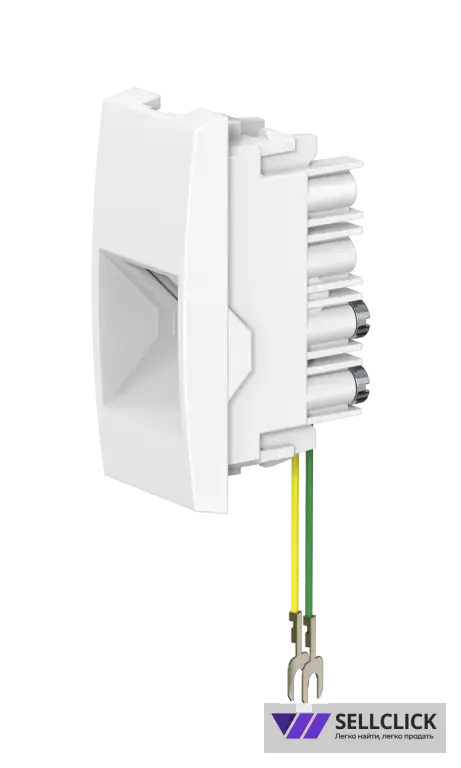 Встраиваемая модульная телефонная розетка CADUCEUS ALING MODE RJ12 6P2C, механизм