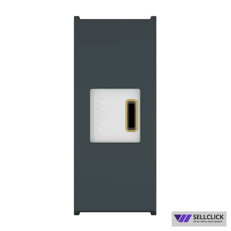 Механизм встраиваемой розетки USB тип C CADUCEUS ALING MODE для зарядки 1-го устройства