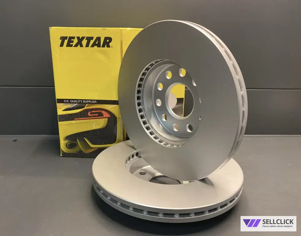 Диски тормозные передние с покрытием PRO+ VAG AUDI/SEAT/SKODA/VW 03-> TEXTAR 92120805