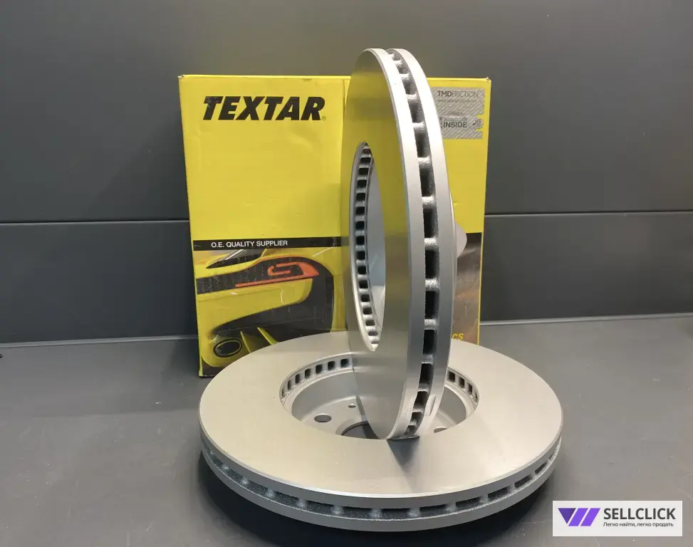 Диски тормозные передние с покрытием PRO+ VAG AUDI/SEAT/SKODA/VW 03-> TEXTAR 92120805
