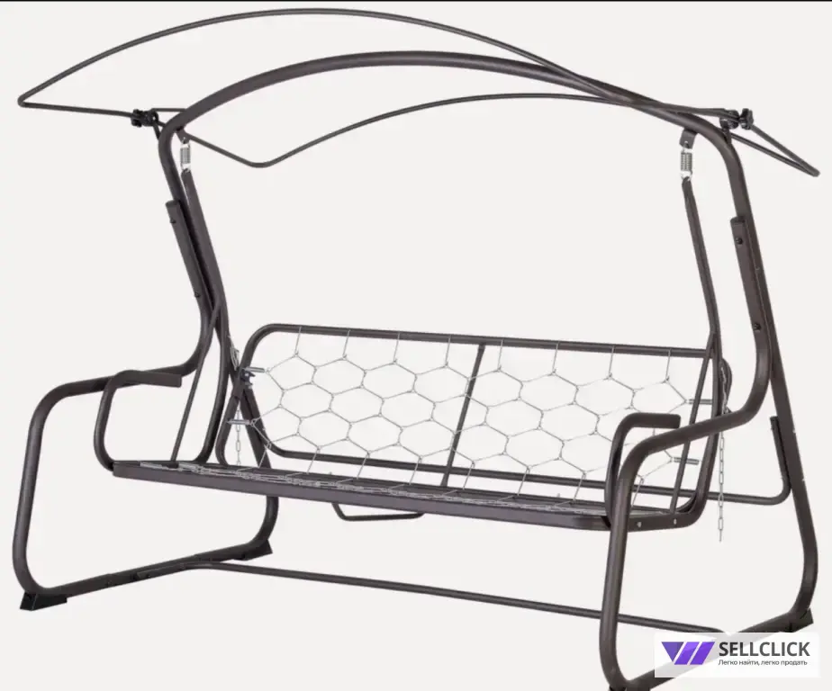 качели садовые, раскдадывющиеся, 3 места