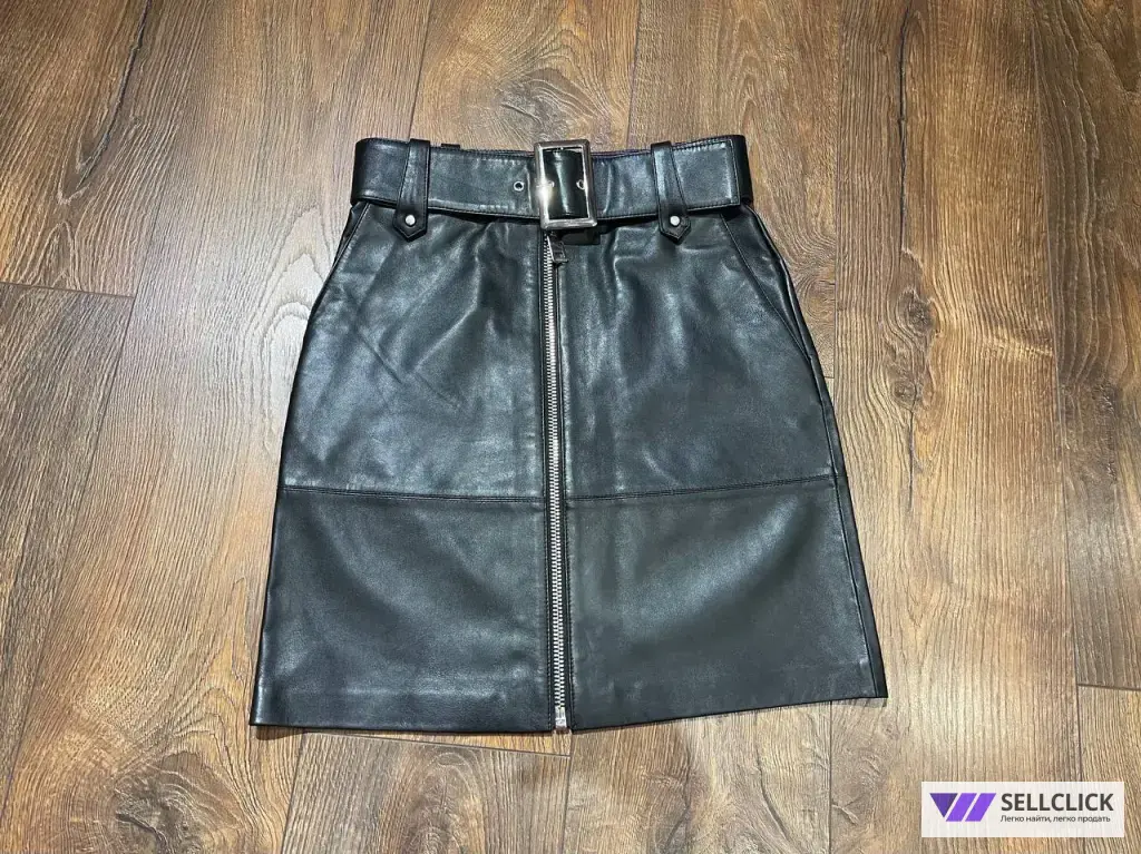 Новая кожаная юбка Pinko