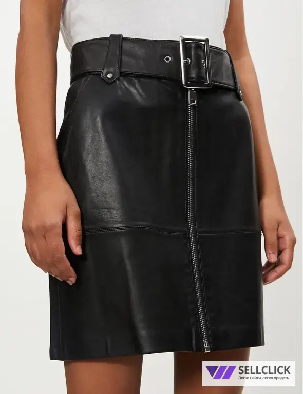Новая кожаная юбка Pinko