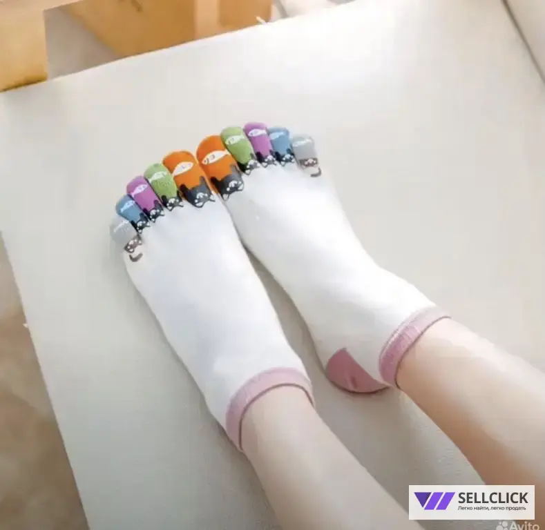Носки 5 пальцев fivefingers женские